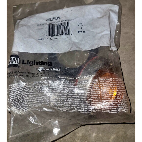 TRUCK-LITE 26390Y SIDETURN SIGNAL,W/ MARKER - Picture 1 of 1